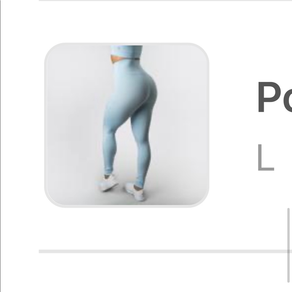 Size L Buff Bunny Posh Leggings